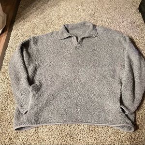 Grey 2X/3X SKIMS Button Up Pullover !